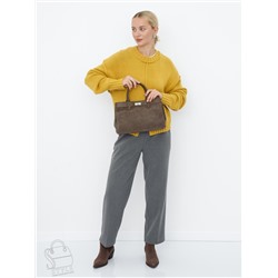 Сумка женская кожаная 999010NN gray Natale Navetta  в Новосибирске