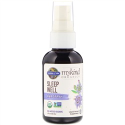 Garden of Life, MyKind Organics, Sleep Well, спрей для улучшения качества сна, 58 мл (2 унции)