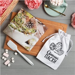 Набор подарочный «Светлой пасхи»: полотенце 40×73 см, лопатка