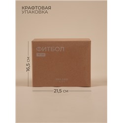 Фитбол Sima-Land Home, d=75 см, 1000 г, антивзрыв, цвет белый