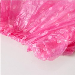 Набор шапочек для душа Доляна, 3 шт., полиэтилен, МИКС