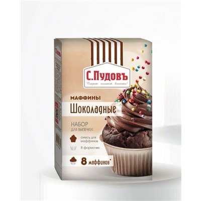 Мучная смесь Маффины шоколадные С.Пудовъ 230 гр.