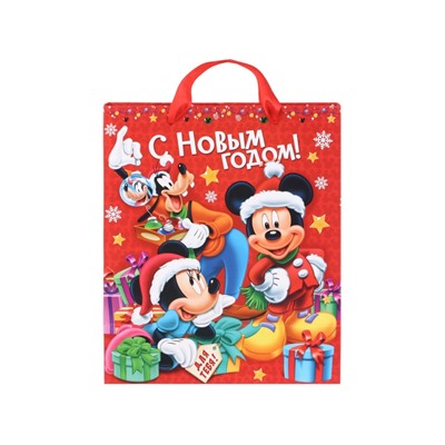 Пакет ламинат вертикальный «С Новым годом!», 23×27×8 см