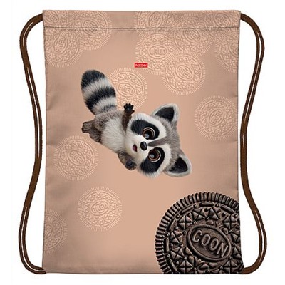 Сумка для сменной обуви 33х42 см "ВОТ ЕНОТ" 1 отделение (093900) 18053 Хатбер