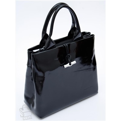 Сумка женская кожаная 5768P black Polina&Eiterou