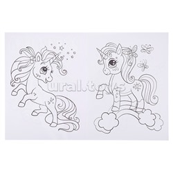 Раскраски для малышей. Единороги