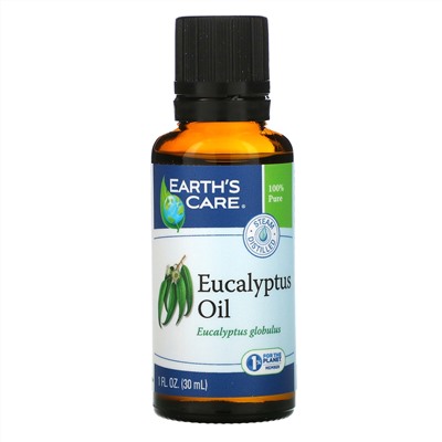 Earth's Care, Масло эвкалипта, 1 унция (30 мл)