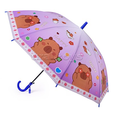 Зонт детский "Игривая капибара" (48,5см.)