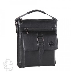 Сумка мужская кожаная 7612Z black Zinimxs