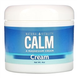 Natural Vitality, Calm, крем с магнием, 115 г (4 унции)