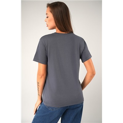 Женская базовая хлопковая футболка Happyfox