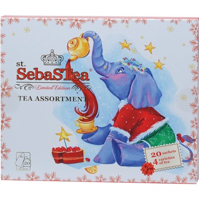 SebaSTea. Новый год. Ассорти «Elephant» карт.упаковка, 20 пак.
