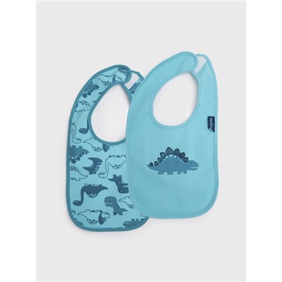 Нагрудник детский трикотажный для мальчиков, 2 шт в комплекте