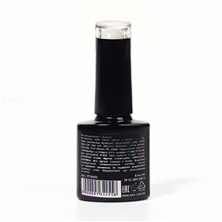 Гель лак для ногтей, «MILK GLITTER», трехфазный, 8 мл, LED/UV, прозрачный (01)