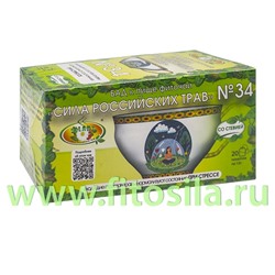 Фиточай "Сила российских трав" №34: от стресса, БАД, 20 ф/п х 1,5 г