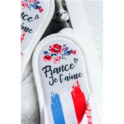 Тапки France je t,aime женские