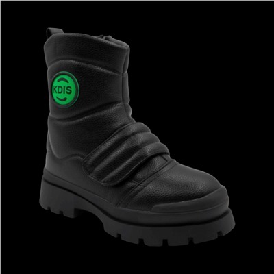 Сапоги на меху GW16-1 черные