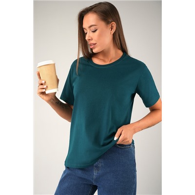 Женская базовая хлопковая футболка Happyfox