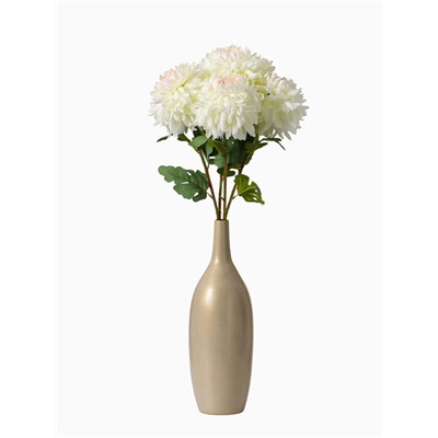 Цветы искусственные «Хризантема садовая галант», 14×57 см, белые