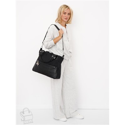 Сумка дорожная 8587-01Y black Polina&Eiterou