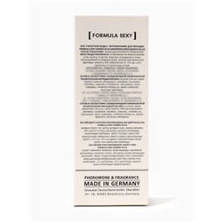 Туалетная вода женская с феромонами Formula Sexy collection Donna W114, 30 мл