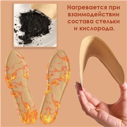 Cтельки-грелки для обуви самонагревающиеся, размер 36-39, 1 пара