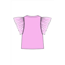 Фуфайка трикотажная для девочек (футболка) PLAYTODAY, 1122506