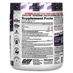 GAT, Sport, Nitraflex, виноград, 309 г (10,9 унции)