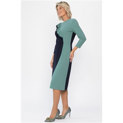 Платье Эванесса (мятно-синее) П12744-35М