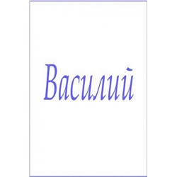 Махровое полотенце с мужскими именами (Василий)
