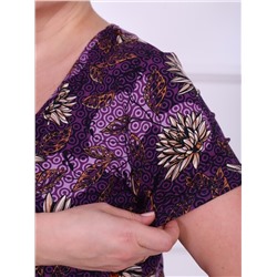 Петуния - футболка сиреневый