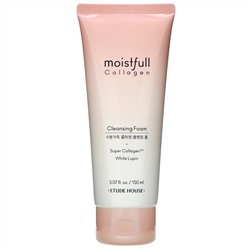 Etude House, Moistfull Collagen, Cleansing Foam, White Lupin, 5.07 fl oz (150 ml)