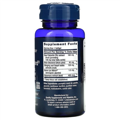 Life Extension, PalmettoGuard Saw Palmetto/Nettle Root with Beta-Sitosterol, 60 Softgels