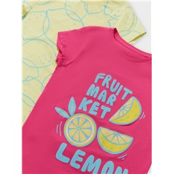 ФУТБОЛКА ДЛЯ ДЕВОЧЕК 2ШТ. 117892-2