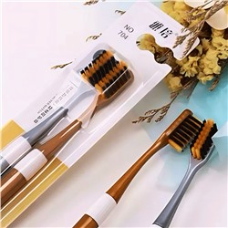 Набор мягких зубных щеток с бамбуковым углём «Abbott»