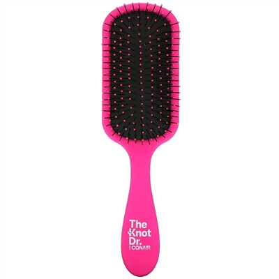Conair, The Knot Dr, Pro Brite Wet & Dry Detangler, Pink, 1 Brush