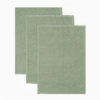 Набор полотенец Этель «Счастливой пасхи» 35×50 см - 3 шт., 100% хлопок, махра 340 г/м²