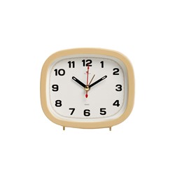 Будильник-часы настольные «Классика», дискретный ход, 12.5×10.5 см, от батарейки АА