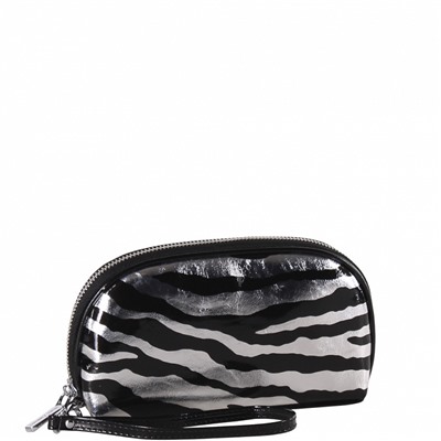 Косметичка 7100-21 zebra black silver Velina Fabbiano-Safenta