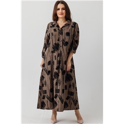 Платье  6145/09/Хаки, черный