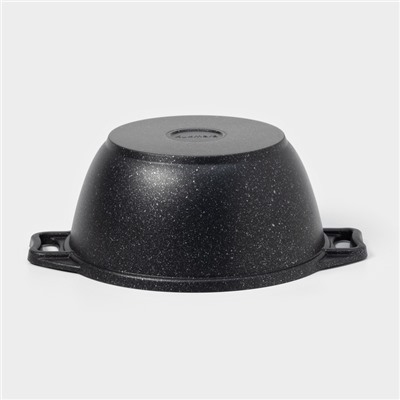 Кастрюля KUKMARA, 2 л, d=22 см, h=15.5 см, антипригарное покрытие, литой алюминий, тёмно-серая