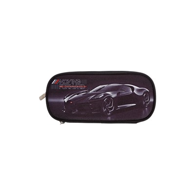 Пенал - футляр deVENTE Luxury Car, 95×220×70 мм, мягкий, на молнии, 1 отделение, текстиль, чёрный