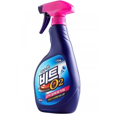 LION BEAT Кислородный пятновыводитель для всех видов тканей, кроме шёлка и шерсти 500 мл