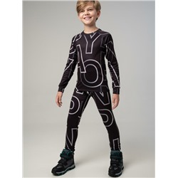 Термокомплект трикот. для мальчиков: фуфайка (футболка) с длин. рук, брюки