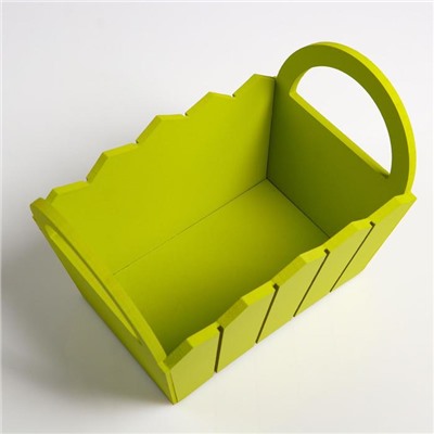 Подарочный ящик «Мария», 25×16×17 см, МДФ, цвет фисташковый