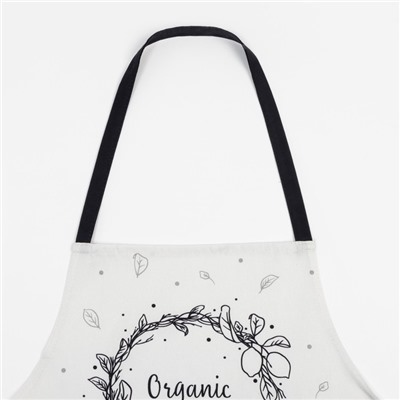 Фартук кухонный «Этель» Organic house 60×70 см, 100% хлопок, саржа 190 г/м²