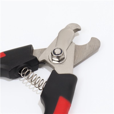 Когтерез боковой большой, закругленные нескользящие ручки, 16×5.5×1.1 см, эконом, микс цветов