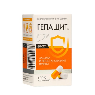 Фитосбор «Гепащит», здоровая печень, 60 капсул по 0.48 г