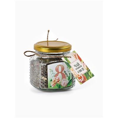 Чай травяной в стеклянной банке «8 Марта», 25 г