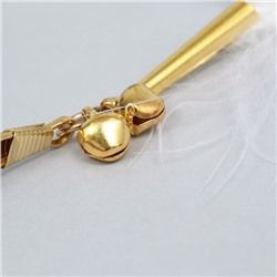 Дразнилка-удочка «Мягкая забава» со стальным тросиком, 90 см